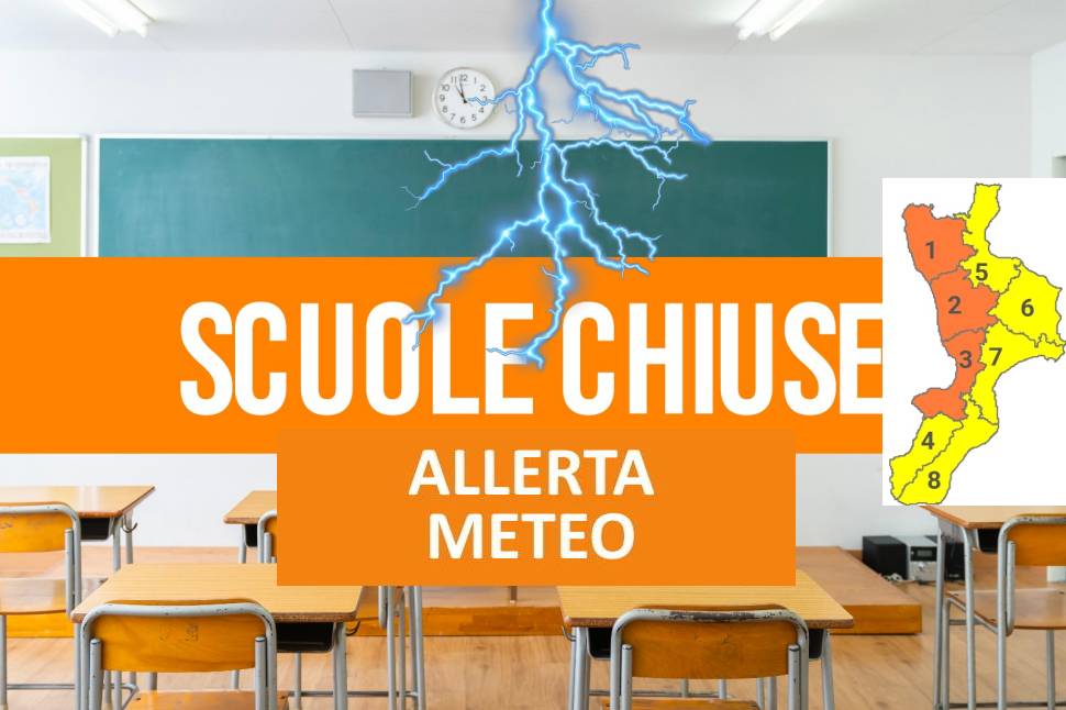 Maltempo e scuole chiuse