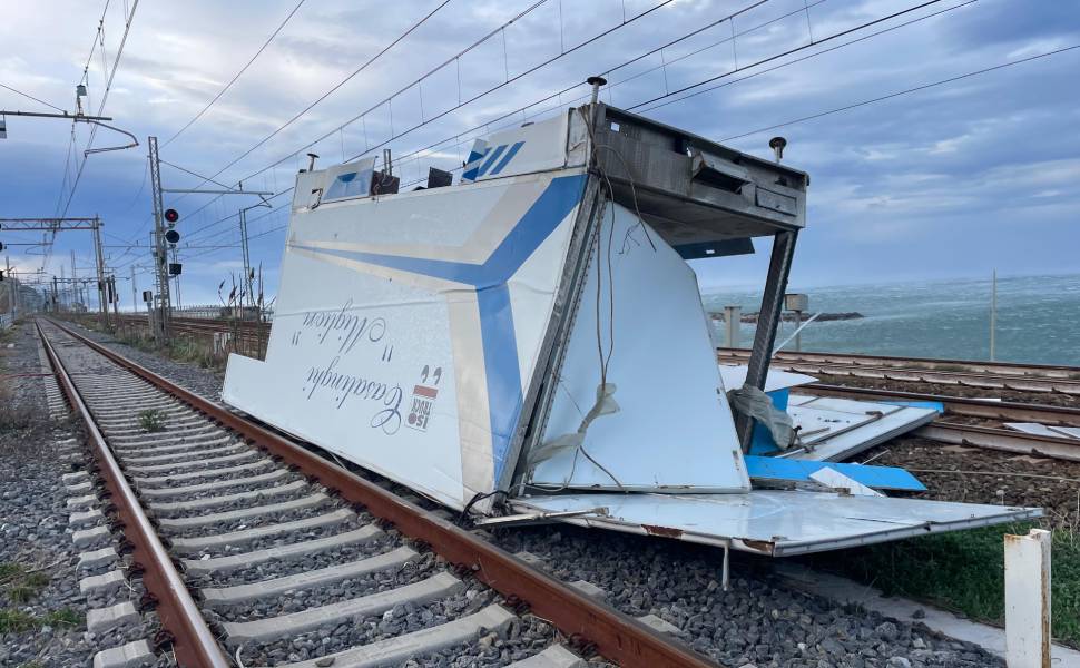 maltempo tratta ferroviaria SA RC