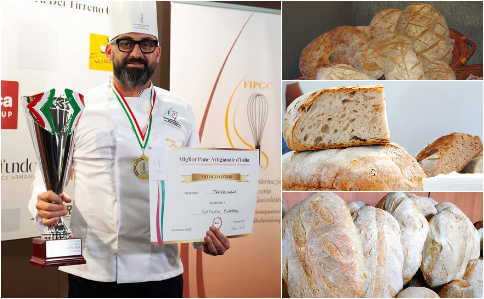 Antonio Milordo "U peanu i na vota" miglior pane tradizionale d'Italia