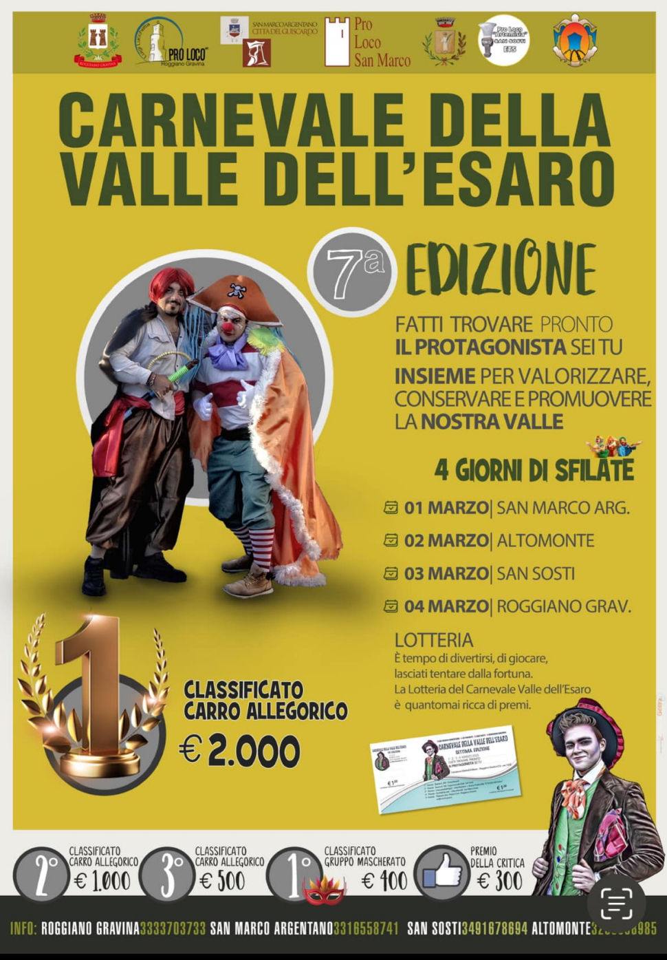 Carnevale della Valle Dell'Esaro 2025