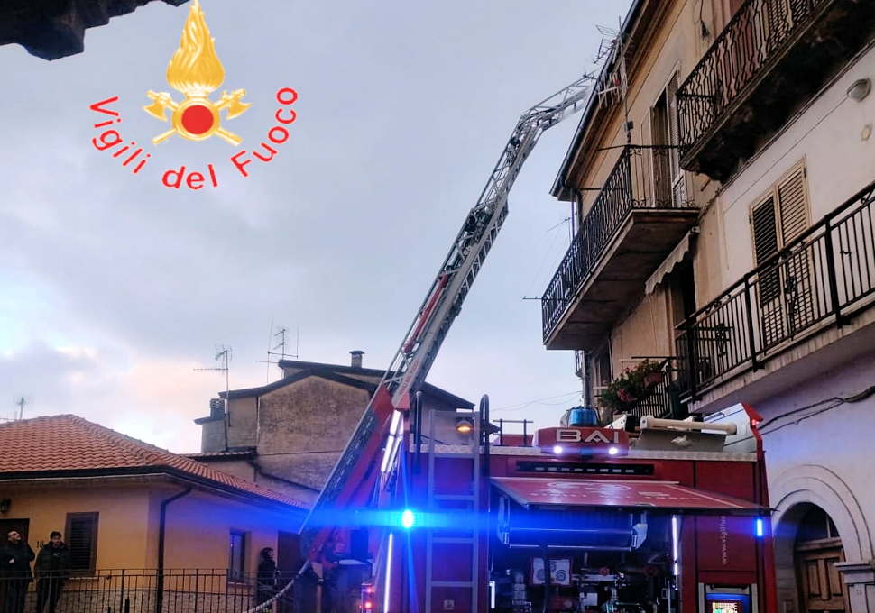 Incendio Spezzano della Sila