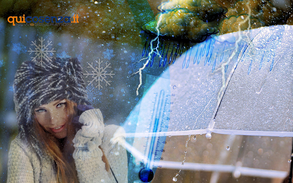 Maltempo pioggia freddo e neve Calabria