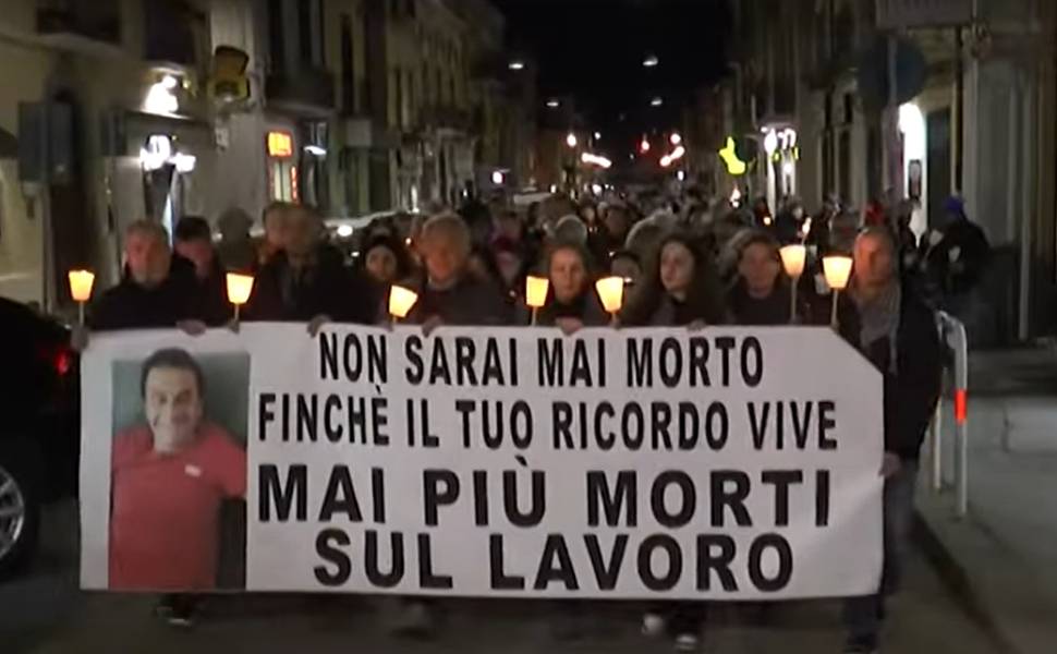 fiaccolata castrovillari edison operaio