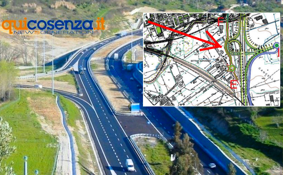 Nuovo Svincolo Rende Settimo Autostrada A2