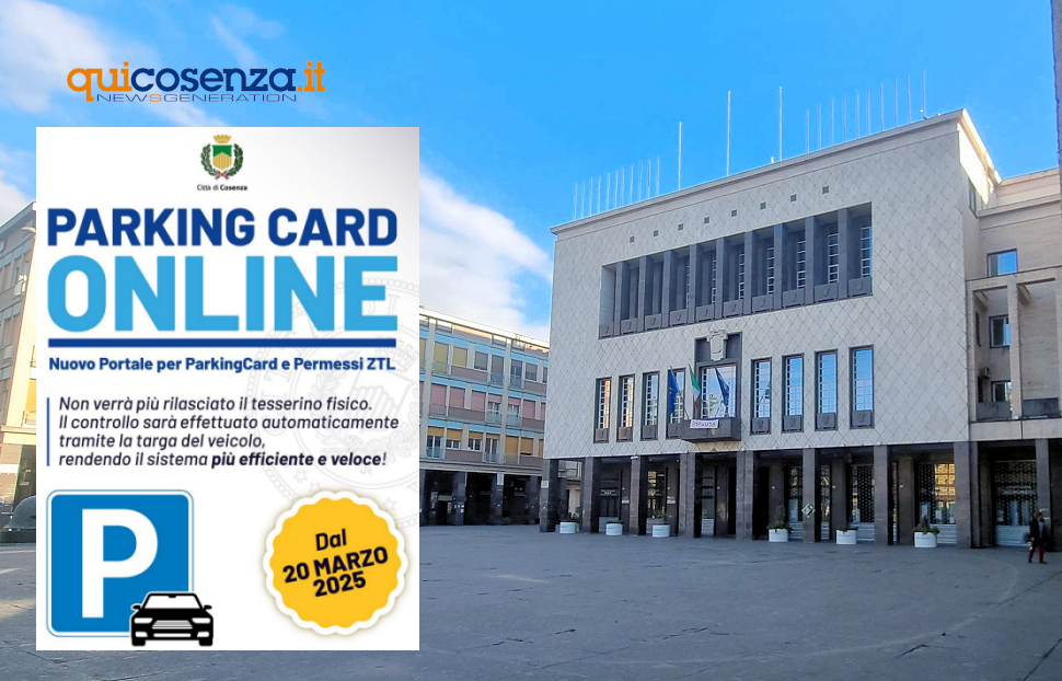 Parking card Cosenza