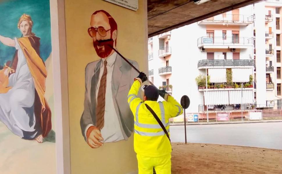 pulito murales sergio cosmai cosenza
