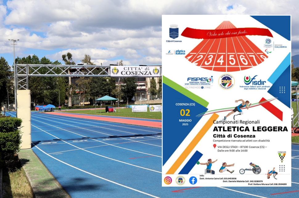 Campionati regionali atletica disabilità Cosenza2