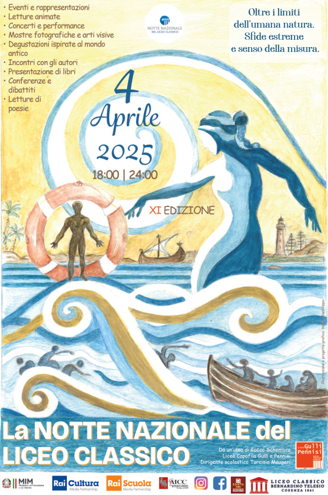 Locandina la notte del liceo Classico 2025