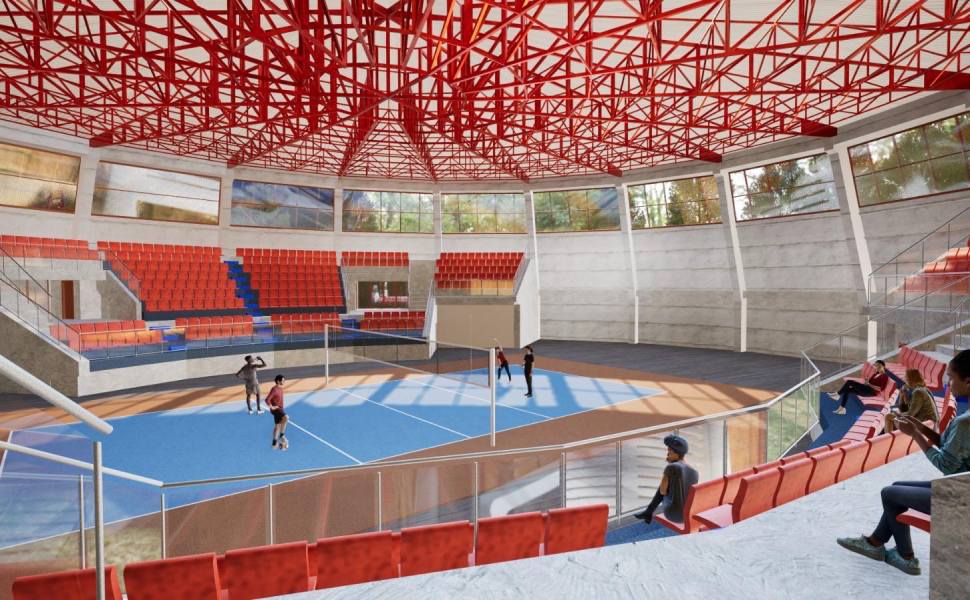 palazzetto sport casali progetto 02