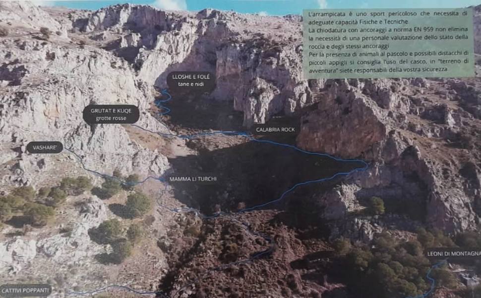 Frascineto arrampicata