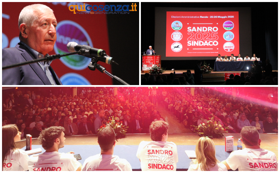 Sandro Principe candidato a sindaco Rende