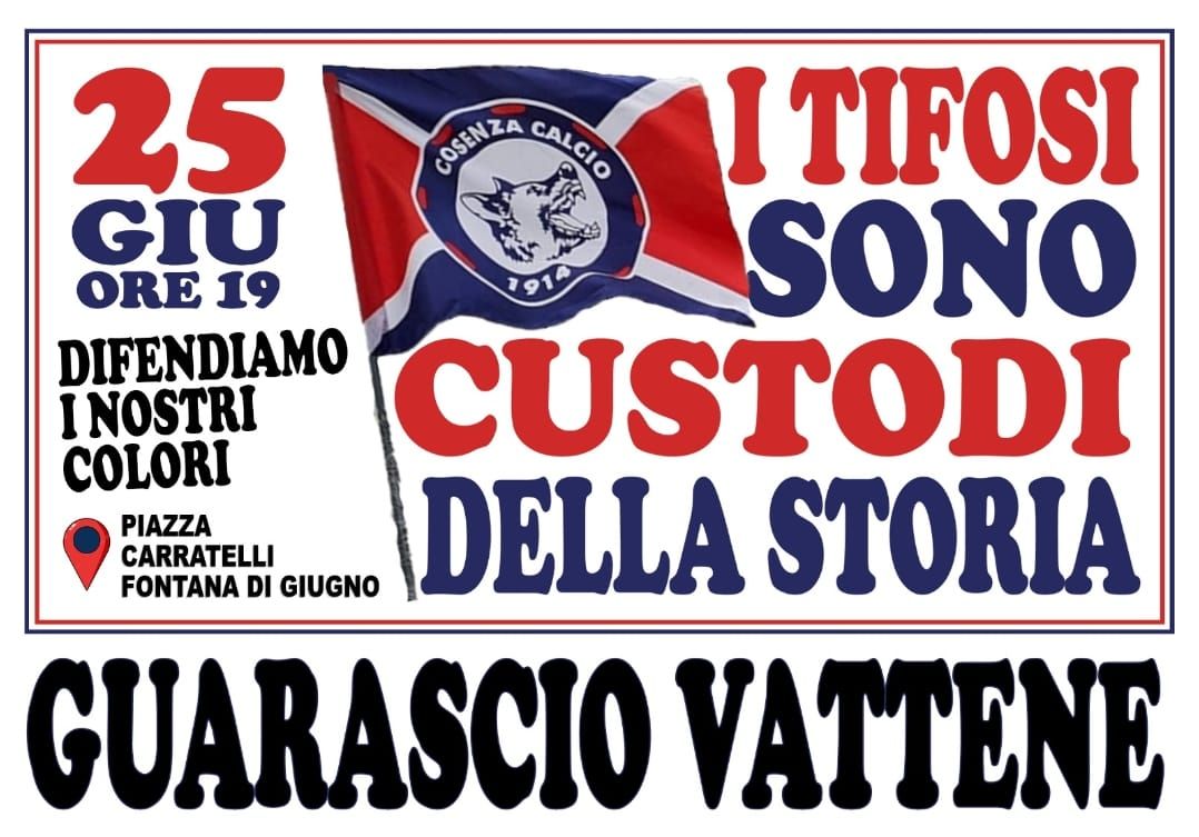 Protesta contro Guarascio Cosenza