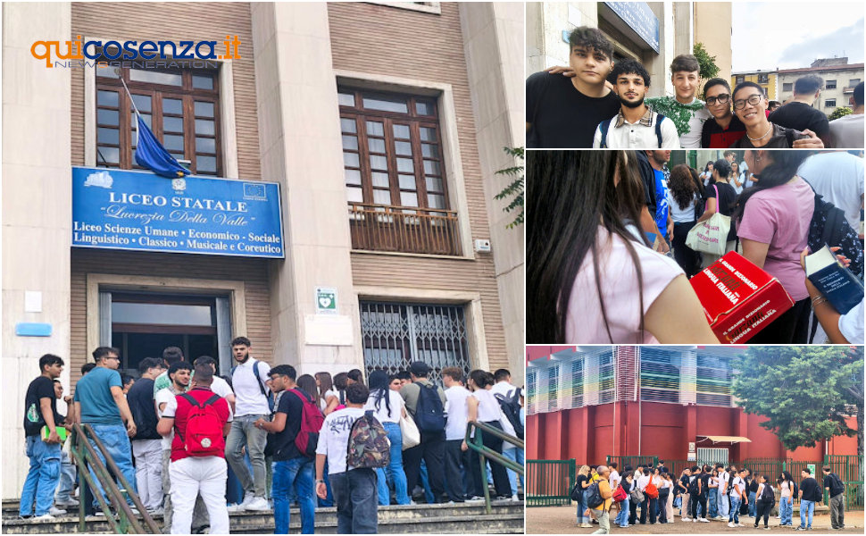 Esami di maturità studenti Cosenza 2025