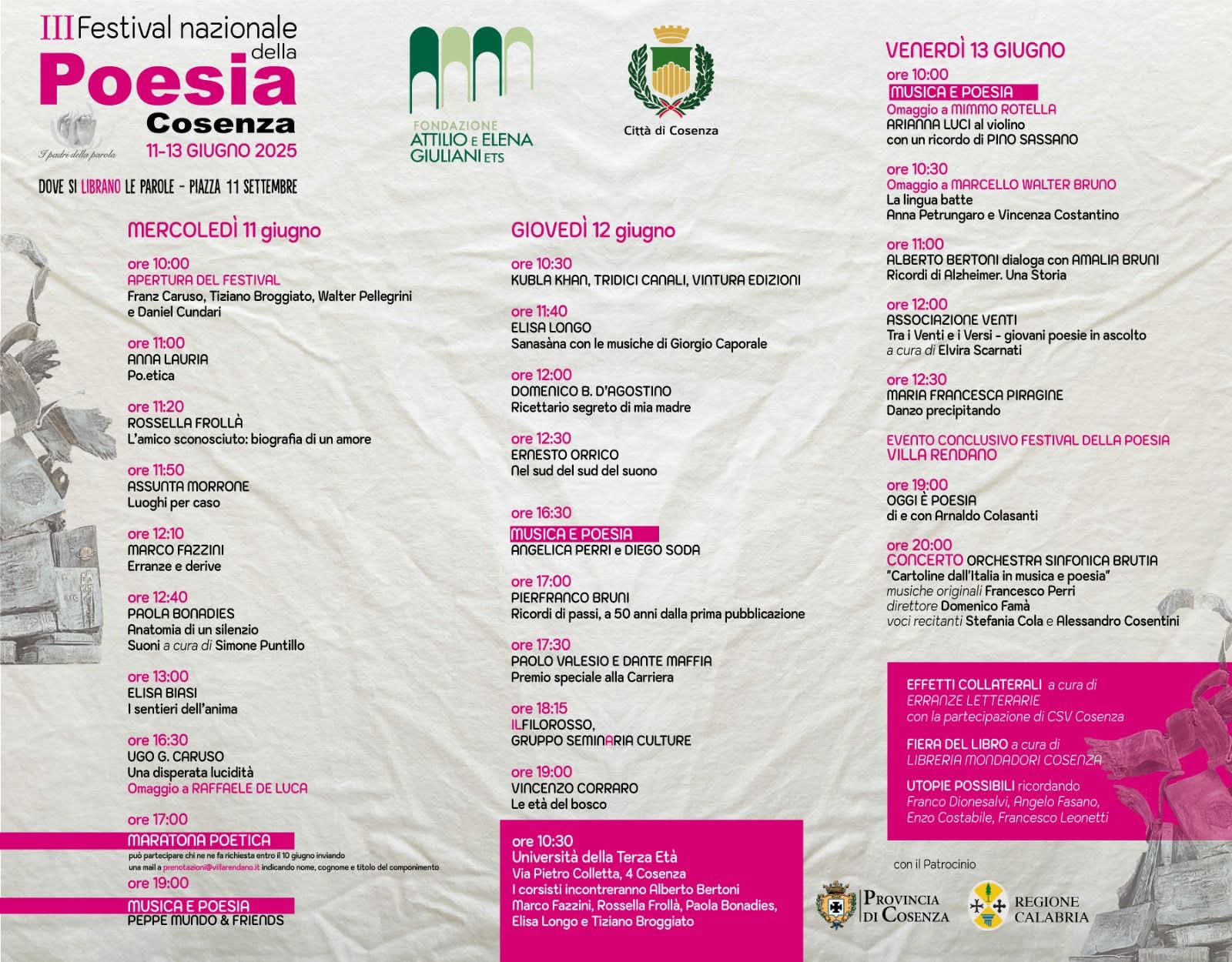 Festival della Poesia Cosenza