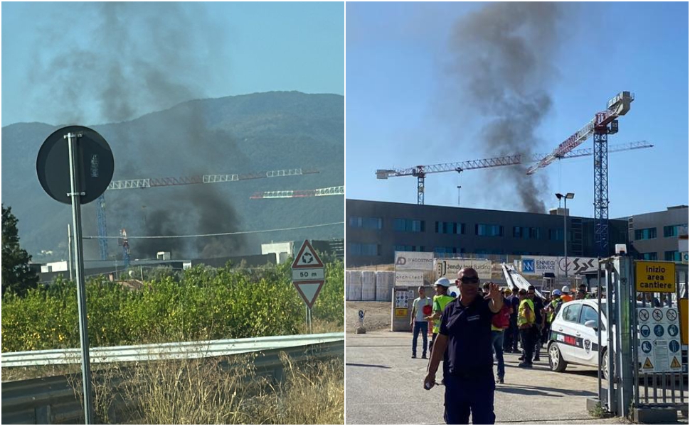 Incendio Ospedale Sibaritide