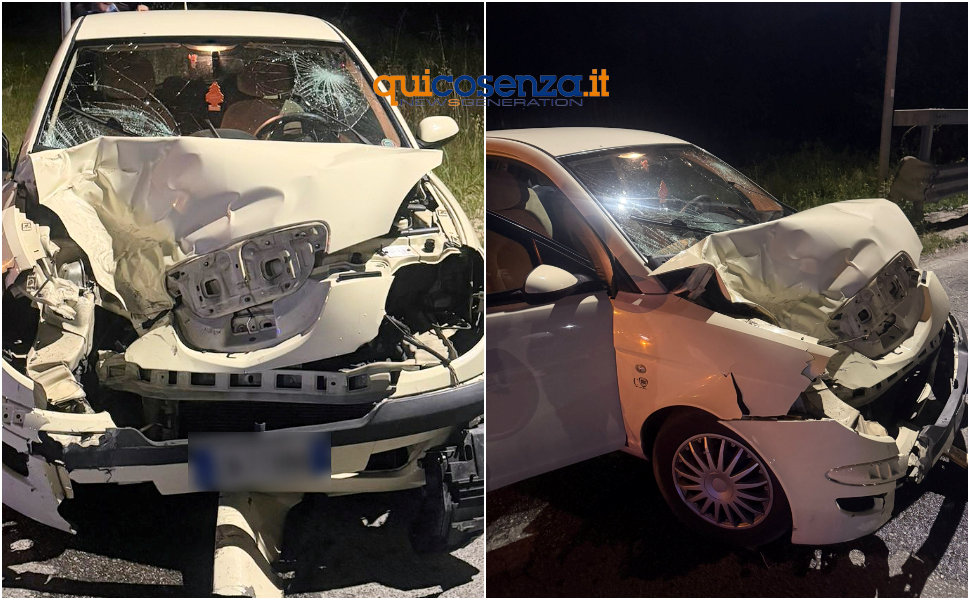 Incidente auto zumpano Alessandro Torchia