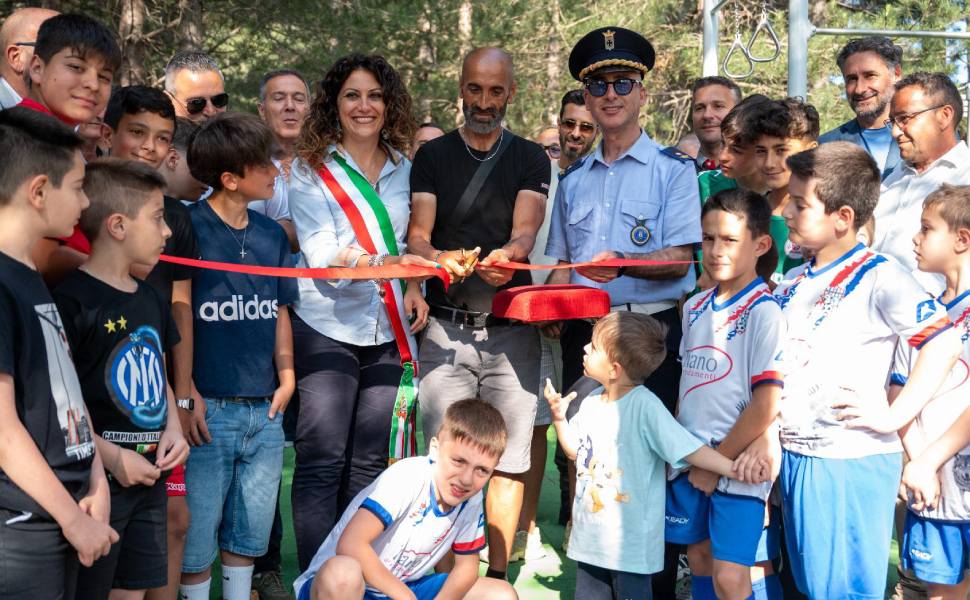 S. Giovanni in fiore_Succurro_inaugurazione palestra all'aperto