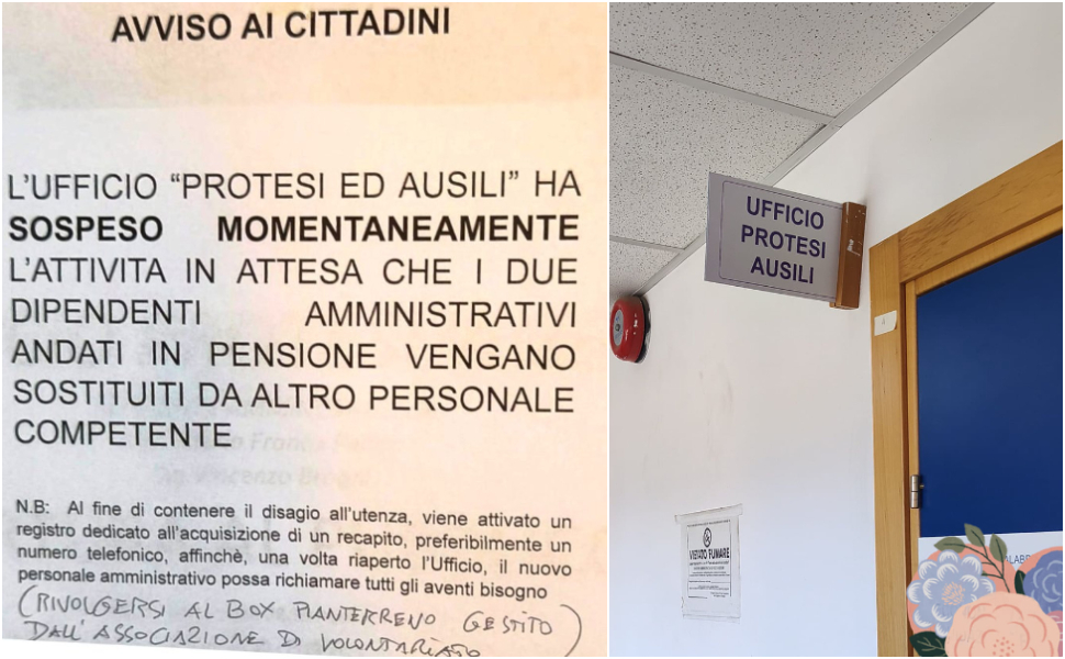 Ufficio protesi Ap ex ospedale San Marco Argentano