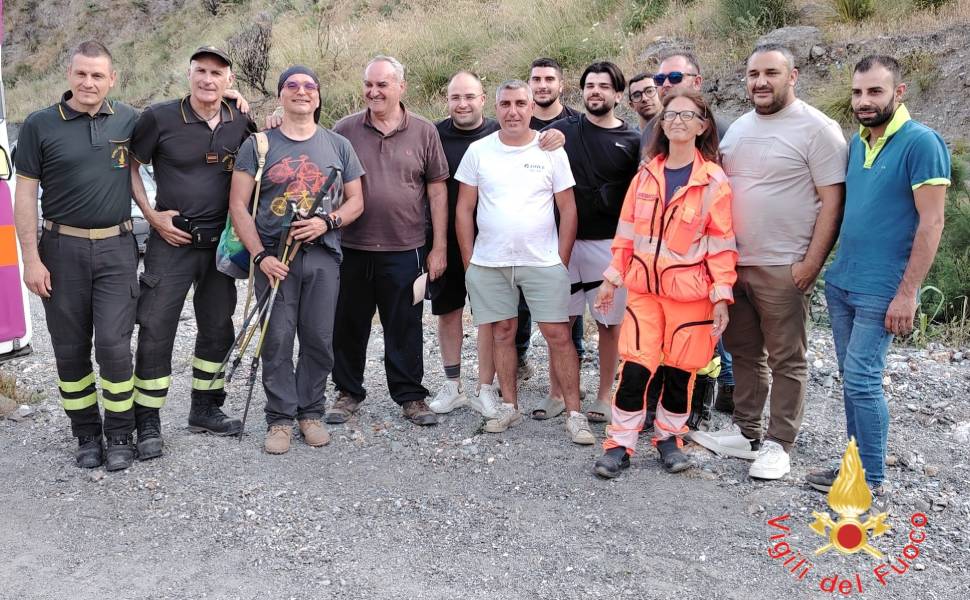 escursionisti recuperati sentiero inglese