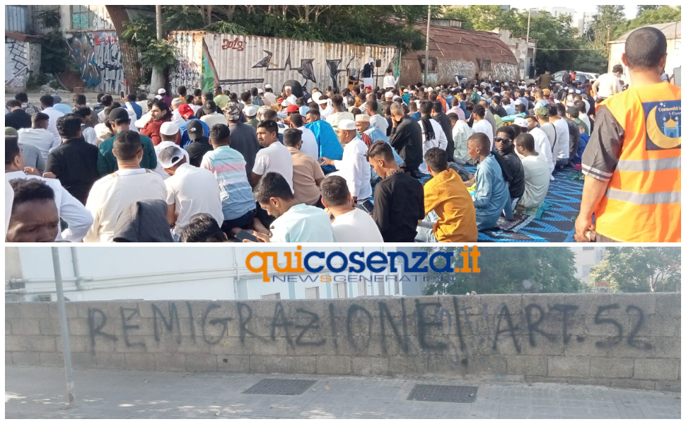 moschea cosenza remigrazione