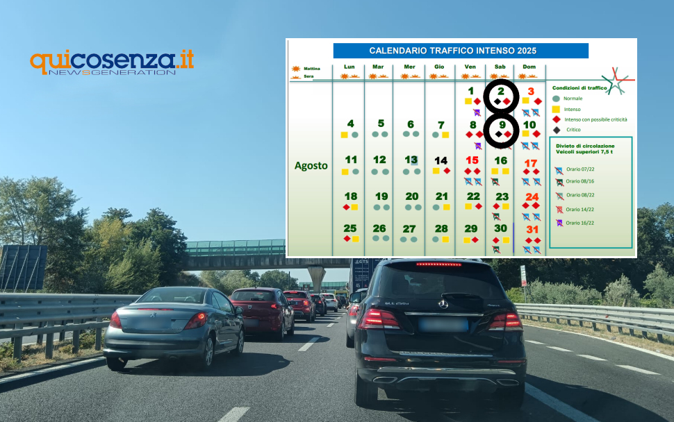 Bollino nero Traffico agosto 2025