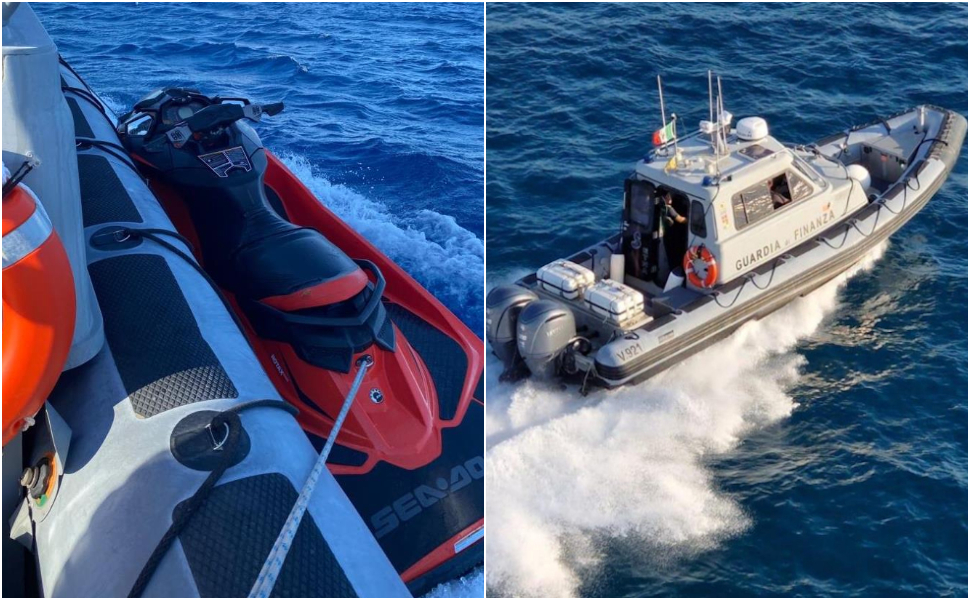 Moto d'acqua guardia Costiera