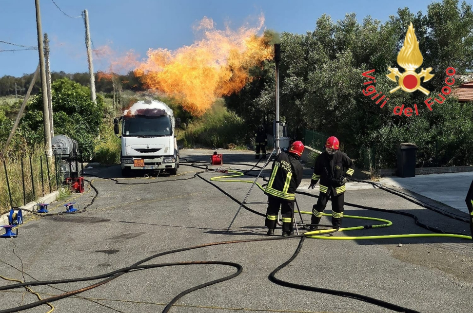 Perdita GPL autocisterna