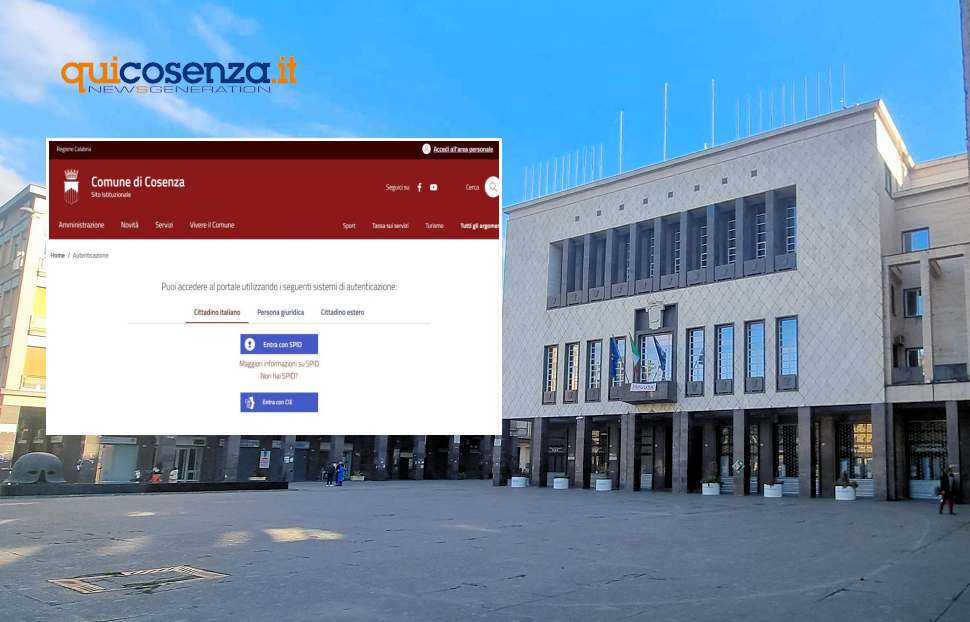 Spid Cosenza Comune servizi