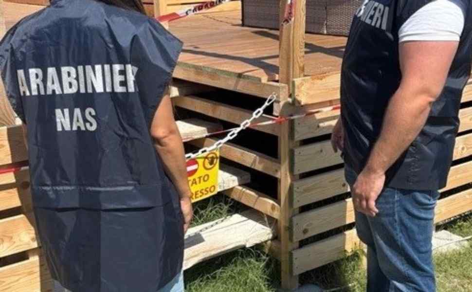 sequestro stabilimento carabinieri NAS