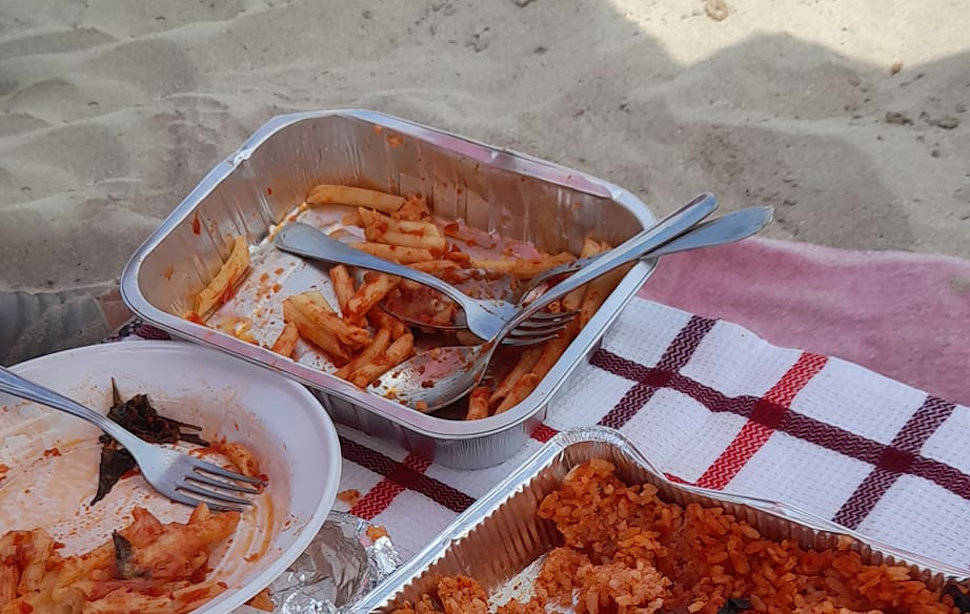 Pasta al forno spiaggia