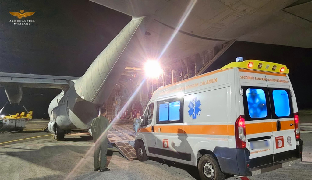 C-130J trasporto paziente