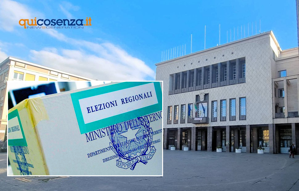 Comune di Cosenza elezioni regionali