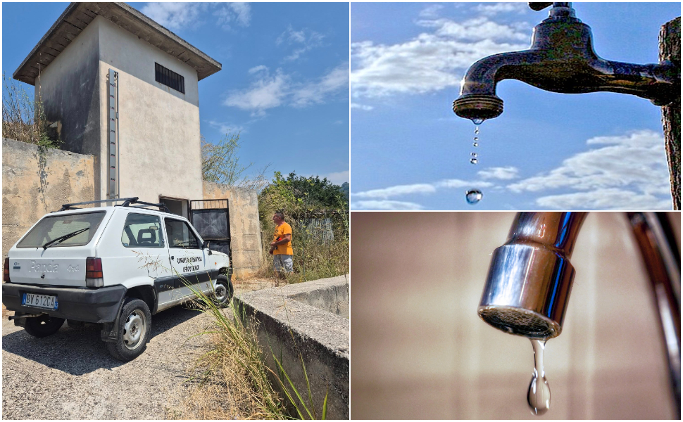 Crisi idrica rubinetti a secco niente acqua