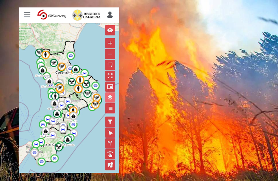 Incendi Calabria