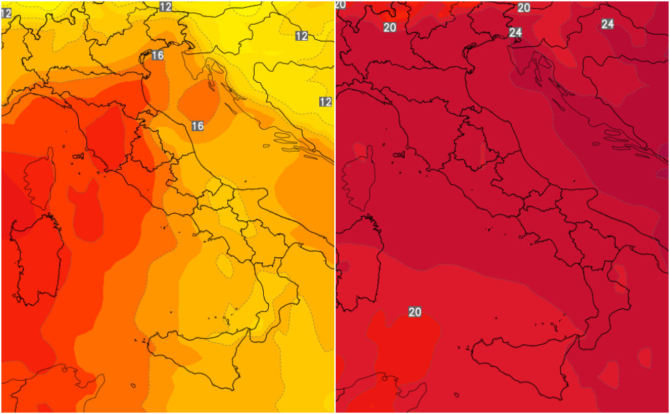Temperatura agosto 2025