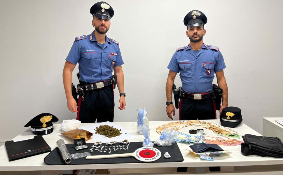 droga siepe rione modena reggio carabinieri