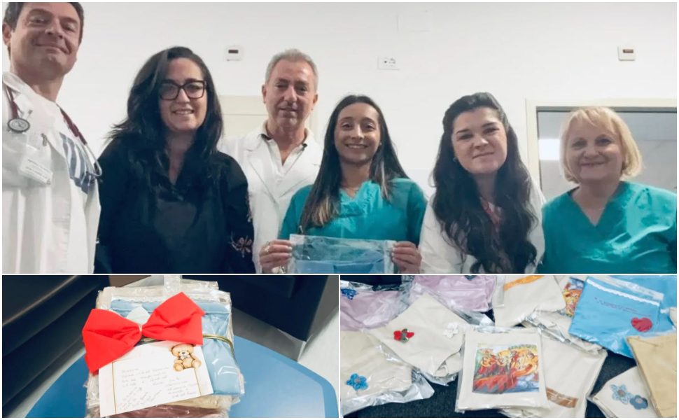 Annunziata donate sacche porta drenaggio stoffa