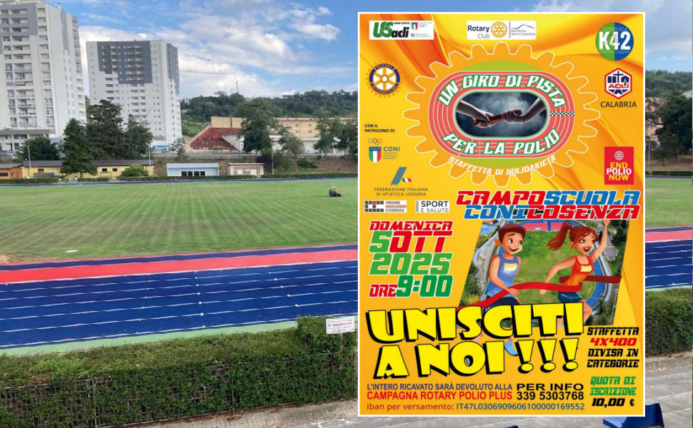 Coni Campo Scuola Polio staffetta evento