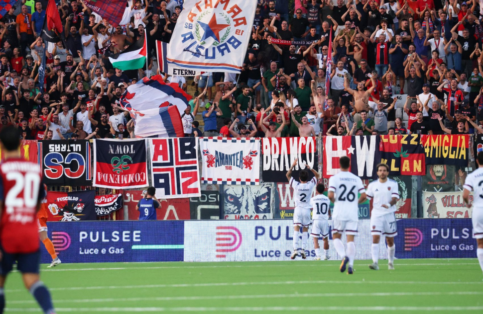 Cosenza Tifosi a Caserta