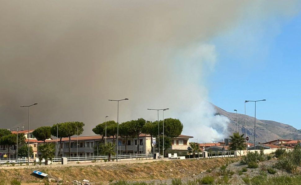 Santa Domenica Talao incendio 