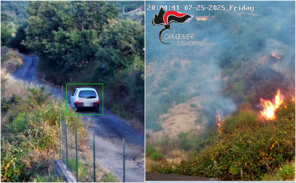 Incendio ad Acri - individuato il responsabile