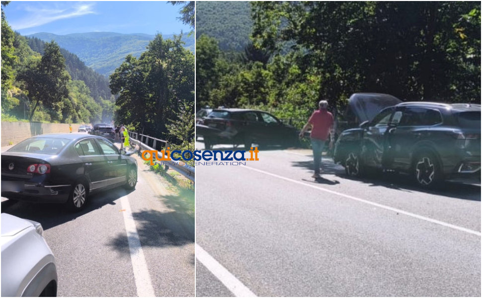 Incidente Statale 107_Celico_5 auto