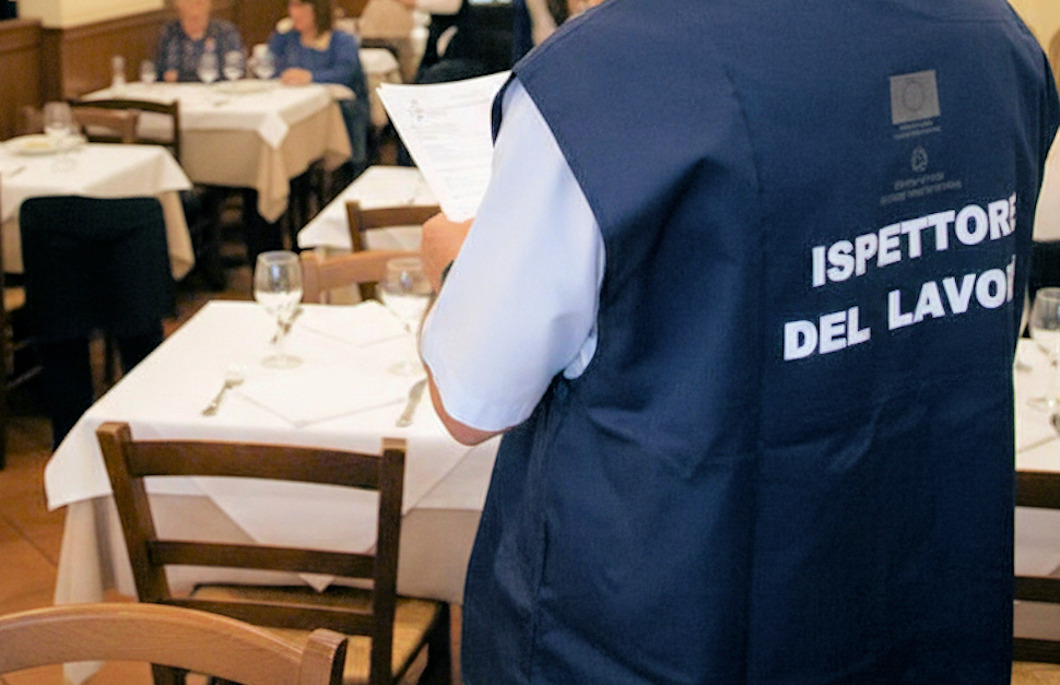 Ispettorato del lavoro ristorante controlli