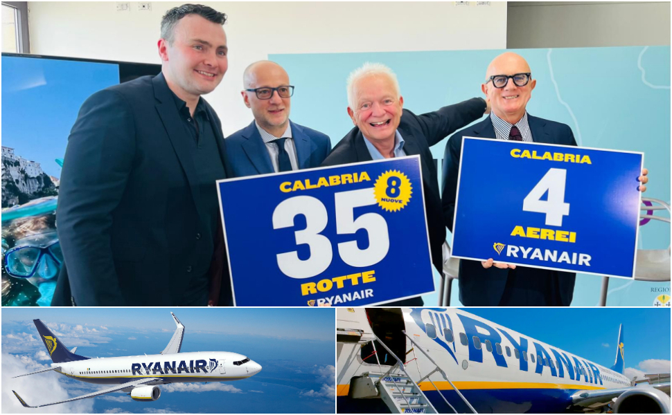Ryanair Rotte Calabria