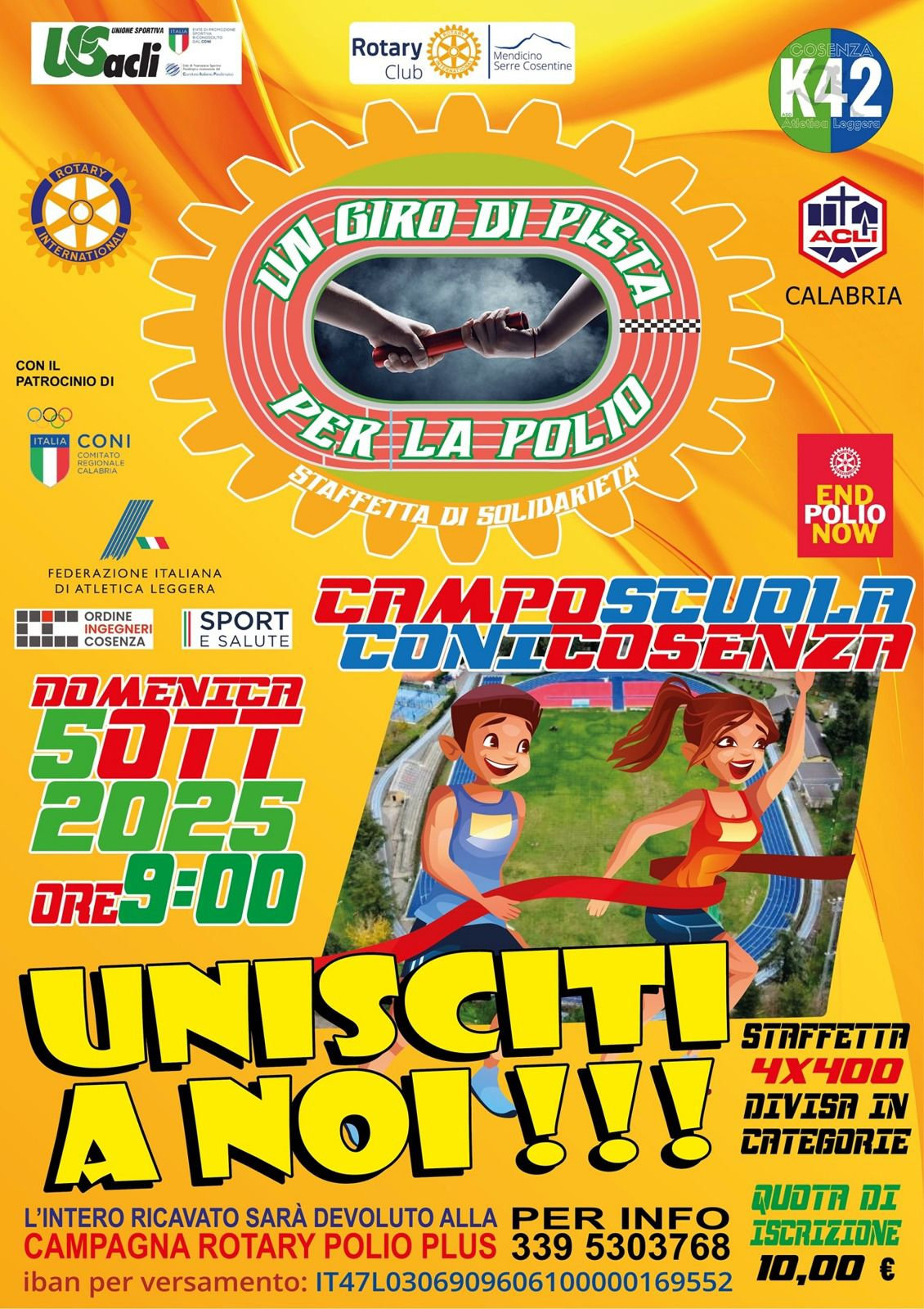 Un giro di pista per la polio2