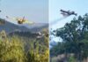 canadair incendio morano