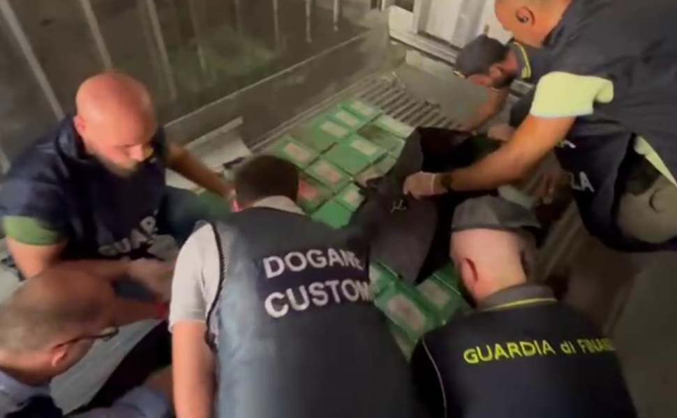 cocaina 288 chili porto gioia tauro