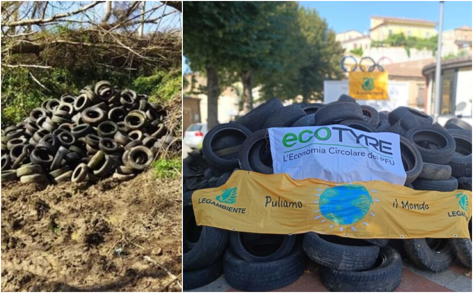 legambiente serre cosentine pneumatici fuori uso