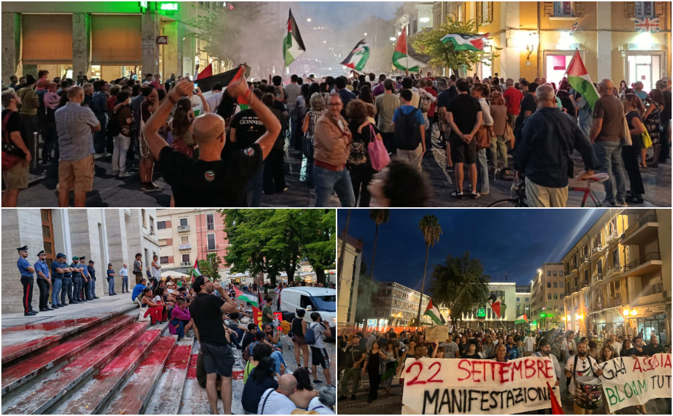 manifestazione Gaza Cosenza