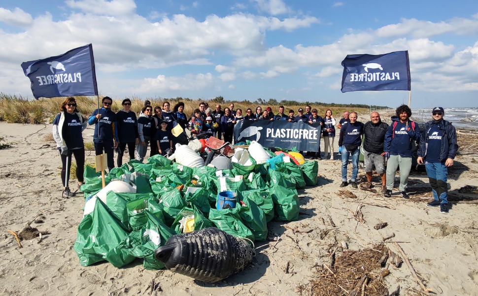 plastic free pulizia spiagge